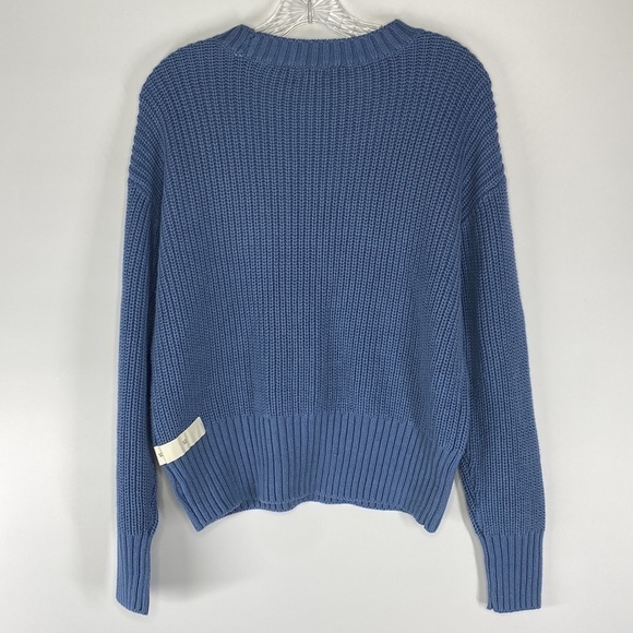 a.n.a Coronet Blue Knit Sweater XS NWT - Picture 2 of 6